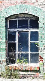 Exterior of abandoned building