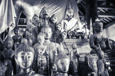 Close-up of buddha sculpture