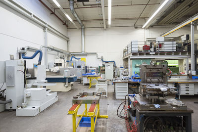 Factory shop floor, tool making section