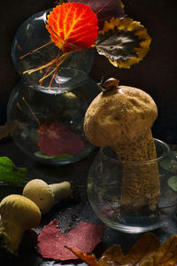 Close-up of fruits on table