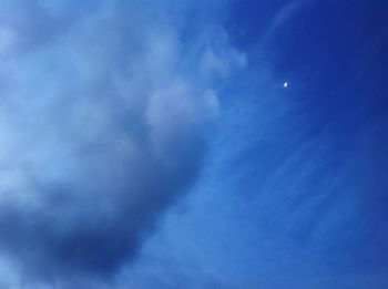 Low angle view of blue sky