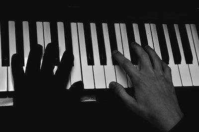 Low angle view of hands