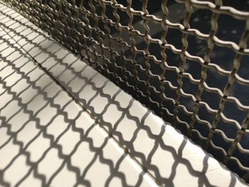 Full frame shot of metal grate