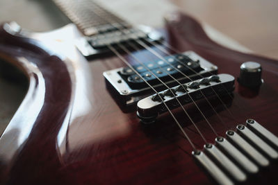 Close-up of guitar