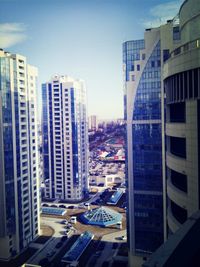 Modern buildings in city