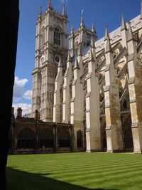 Low angle view of cathedral against sky