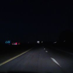 Road at night