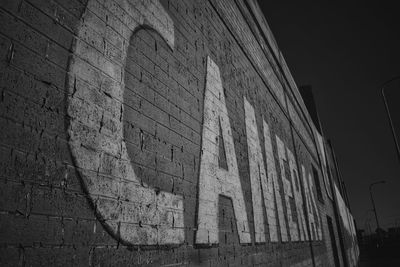 Low angle view of building against sky