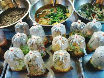 Full frame shot of food for sale