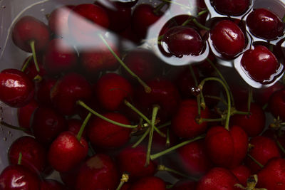 Full frame shot of strawberries