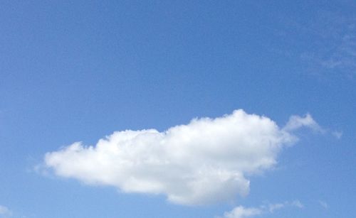 Low angle view of cloudy sky