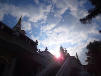 Low angle view of church against clear sky
