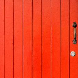 Close-up of closed door