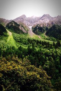 Scenic view of mountains