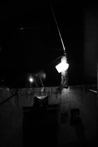 Blurred lights at night