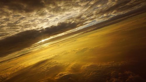 Scenic view of cloudscape during sunset