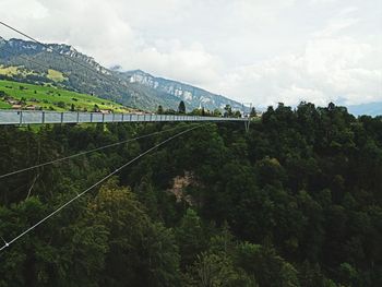 Scenic view of bridge against sky