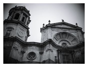 Low angle view of church