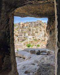 View of old ruins