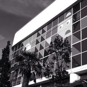 Low angle view of building against sky