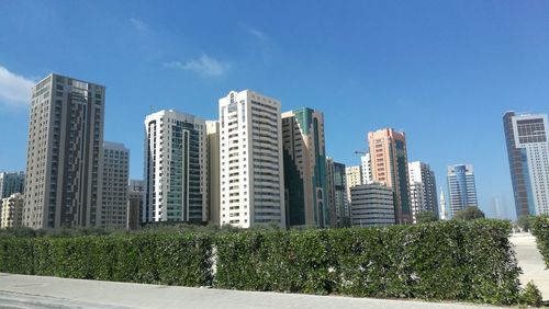 View of modern buildings against sky