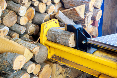 Cropped image of man working at workshop