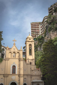 Low angle view of building against sky