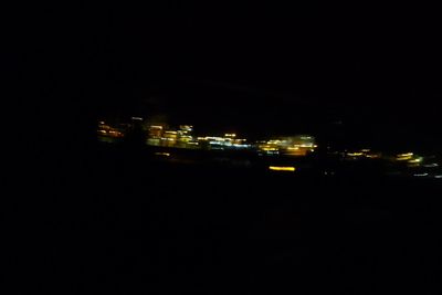 View of illuminated cityscape at night
