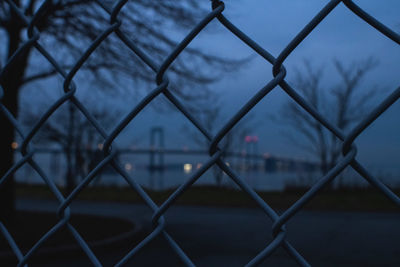 Close-up of chainlink fence