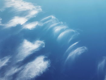 Low angle view of clouds in sky