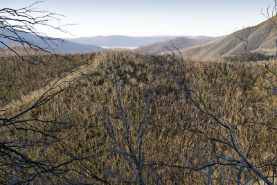 Scenic view of mountains