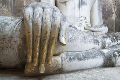 Close-up of buddha statue