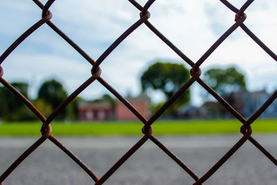 Full frame shot of chainlink fence