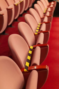 Covid measures on theatre seats