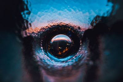 Close-up of blue water in sea