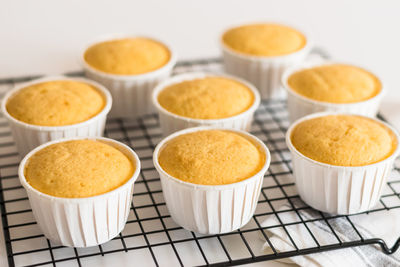 Close-up of cupcakes