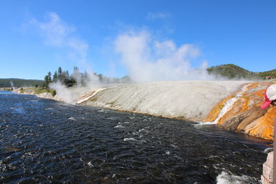 Panoramic view of landscape against sky