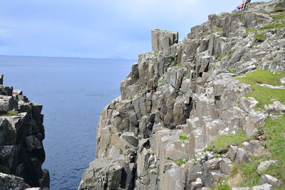 Panoramic view of sea against sky