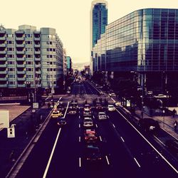 Traffic on city street