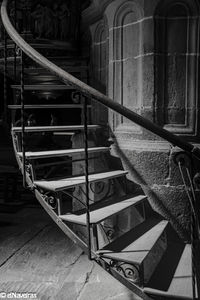 Staircase of old building