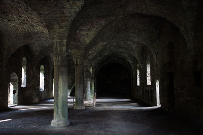 Corridor of historic building