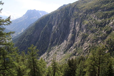 Scenic view of mountains
