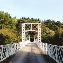 Footbridge over river