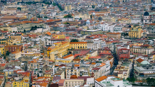 High angle view of cityscape