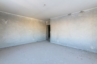 Interior of abandoned building