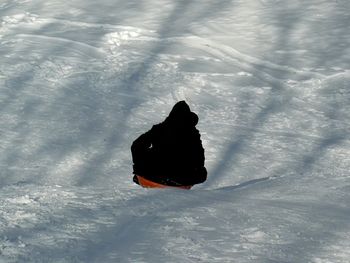 Person in snow