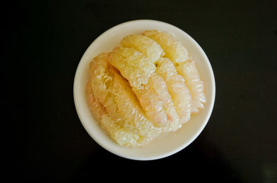 Close-up of egg in plate