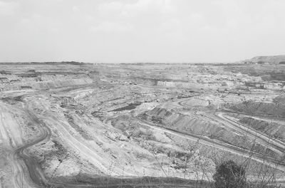 Aerial view of landscape against sky