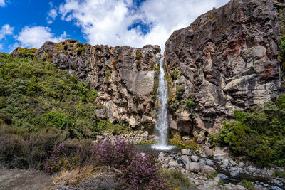 View on waterfall