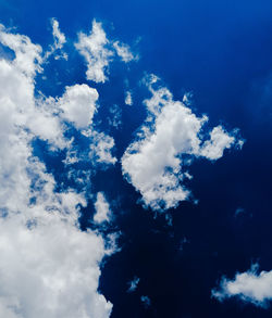 Low angle view of clouds in sky